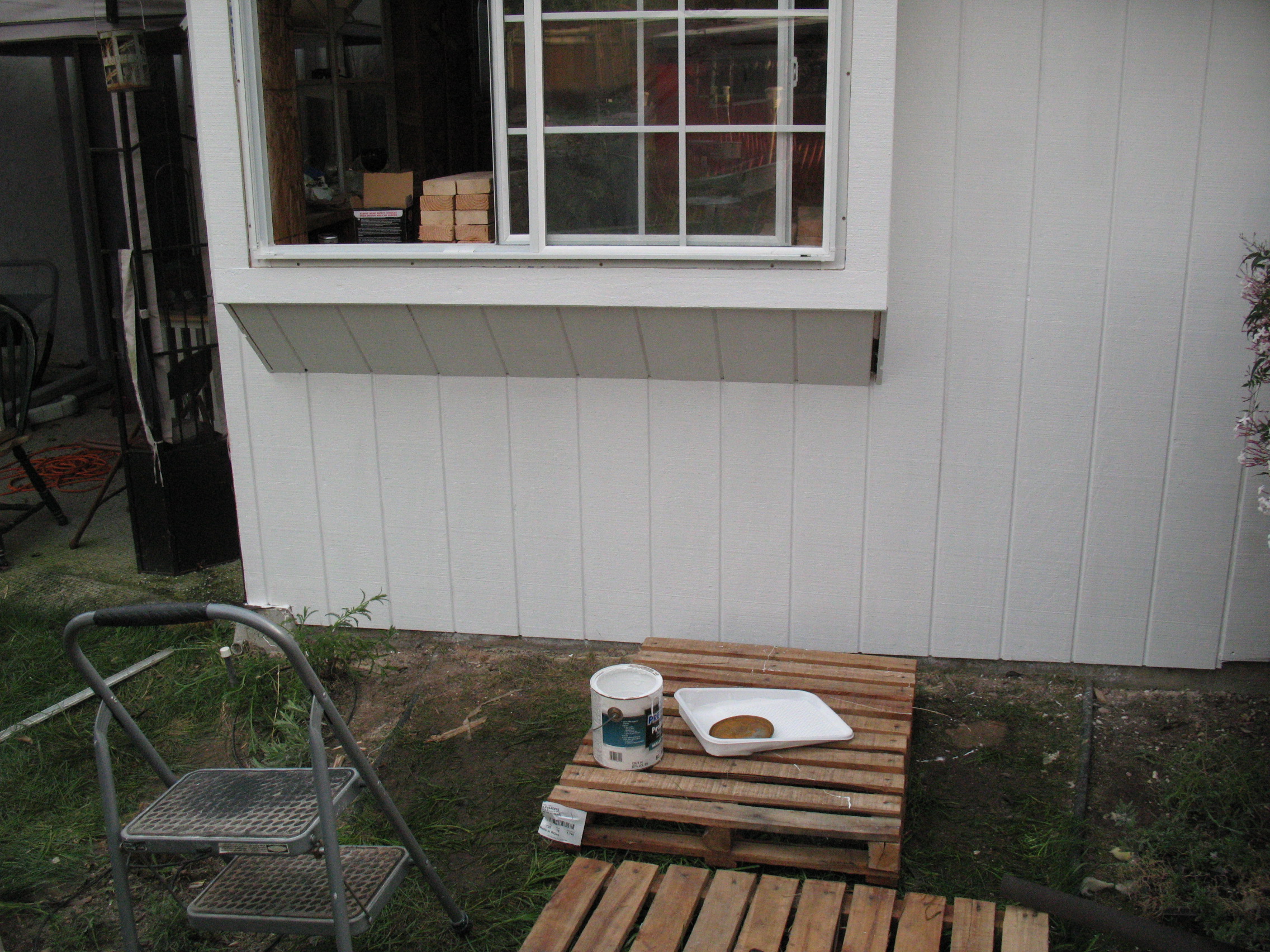 Finishing Pop Out Window Installation